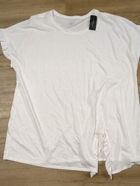 NWT Lane Bryant White Tee, 24
